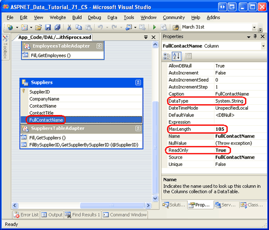 FullContactName 欄位標記為唯讀