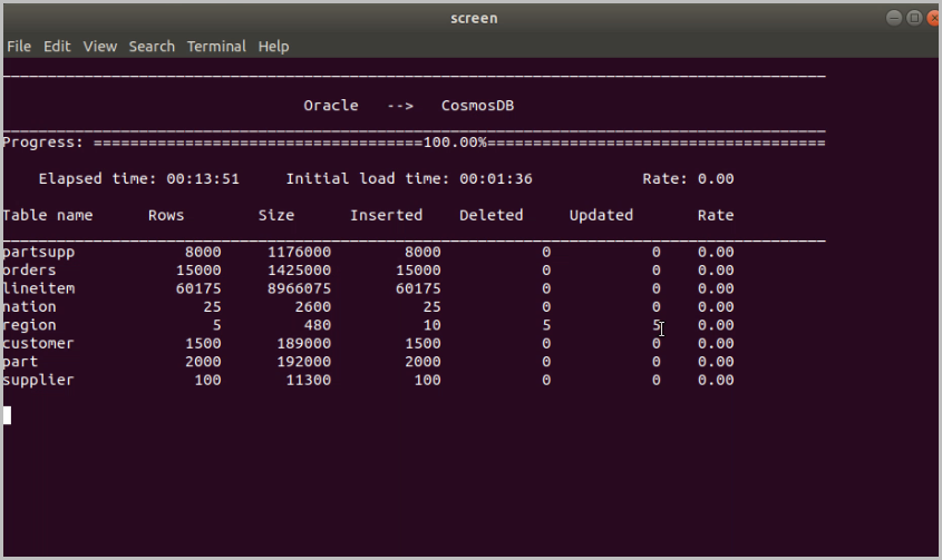 Oracle 資料移轉輸出