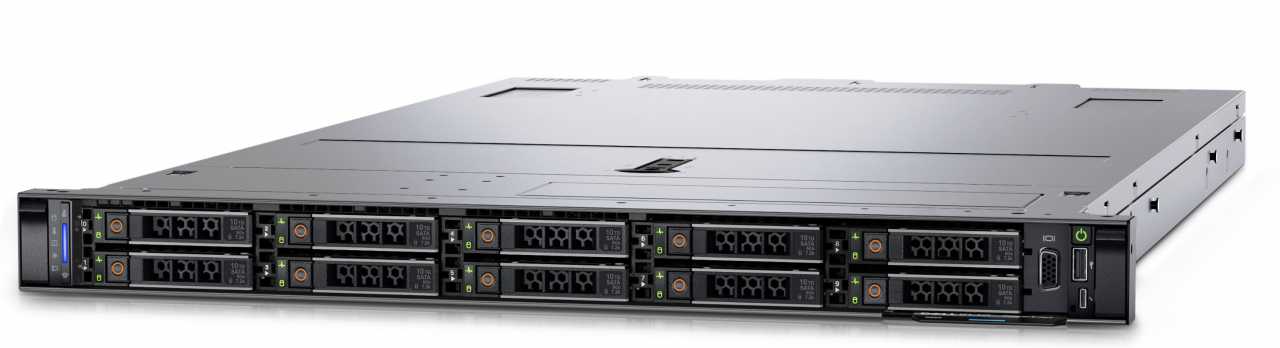 戴爾PowerEdge R660前端面板的照片。