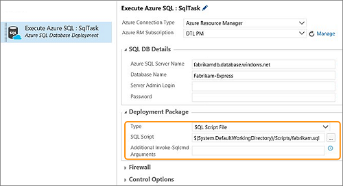 SQL Database 部署工作指令碼