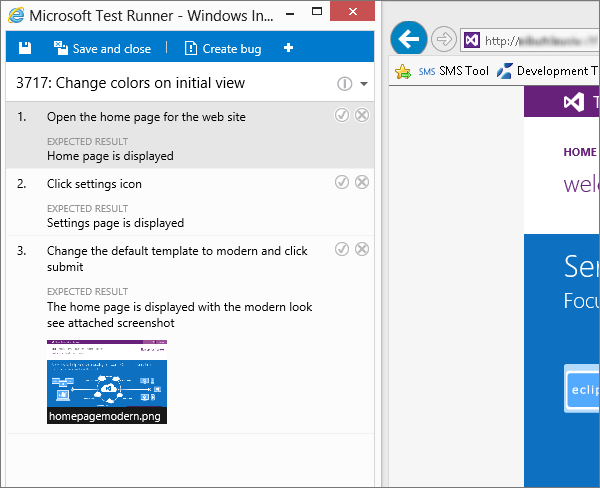 使用Microsoft測試執行器來記錄測試結果