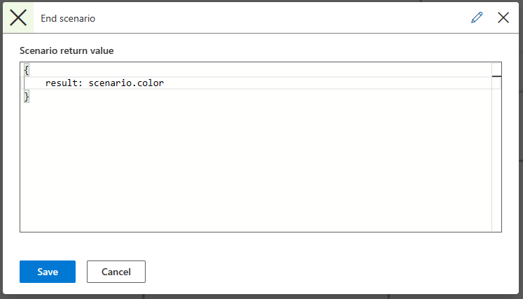 a screenshot of the flow control end element 