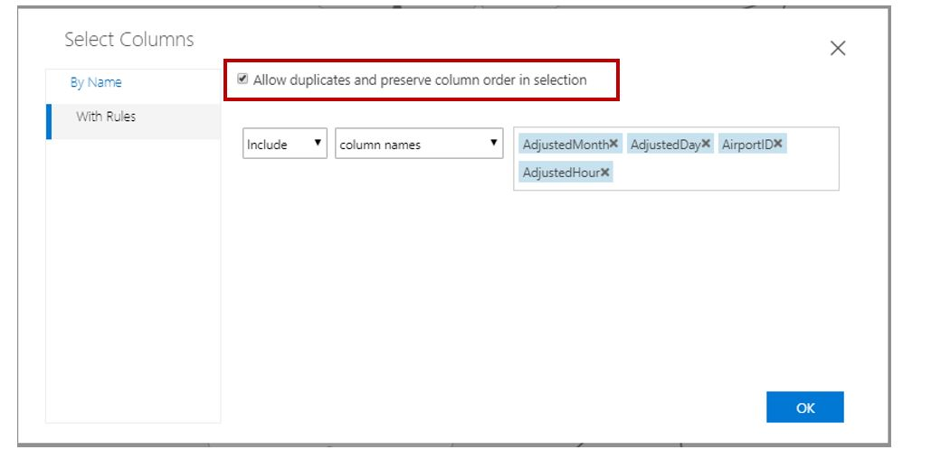 column-selector