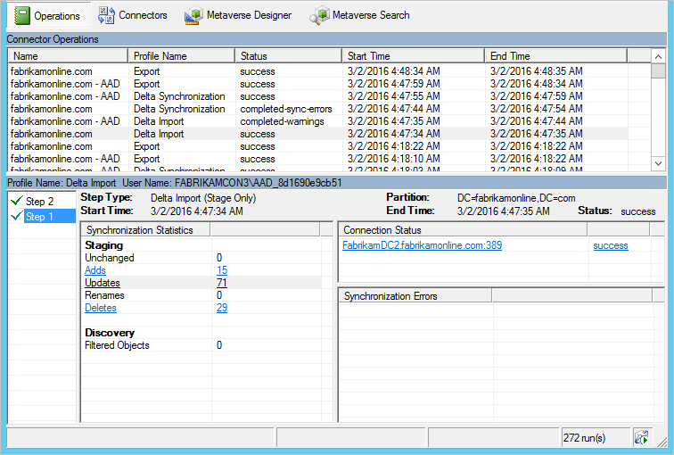 同步服務管理員 (Sync Service Manager)