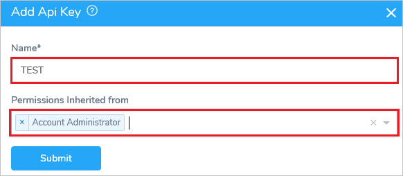 Harness 新增 API 金鑰窗格