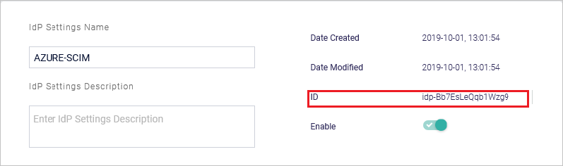 Meta Networks Connector IdP 識別碼