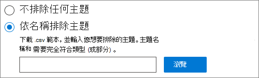 排除主題使用者介面的螢幕快照。