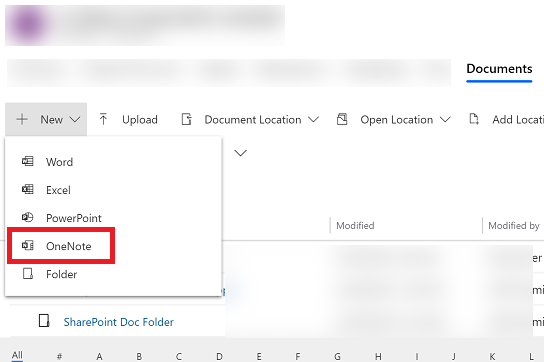 建立新的 OneNote 筆記本。