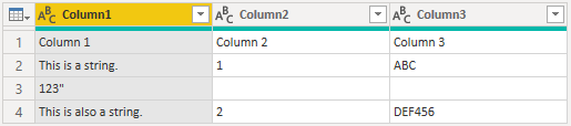 載入套用引號換行符的 CSV 檔案。