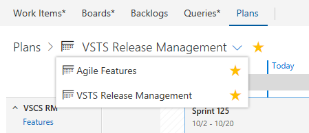 Updated Plans navigation