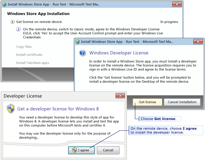 Tailored Application Installation Steps