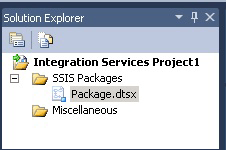 Integration Services 專案中的資料夾 Integration Services