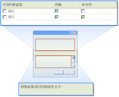 AddInManager 螢幕擷取畫面