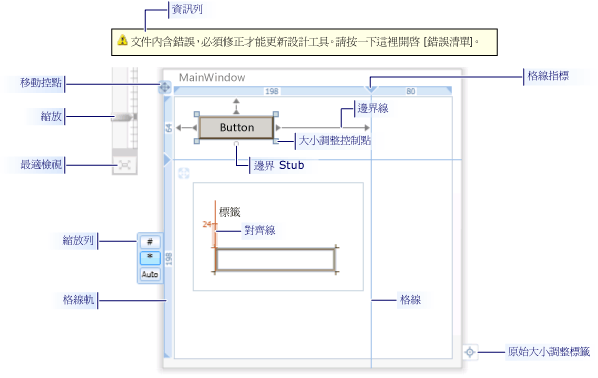 WPF 設計工具中的設計檢視功能