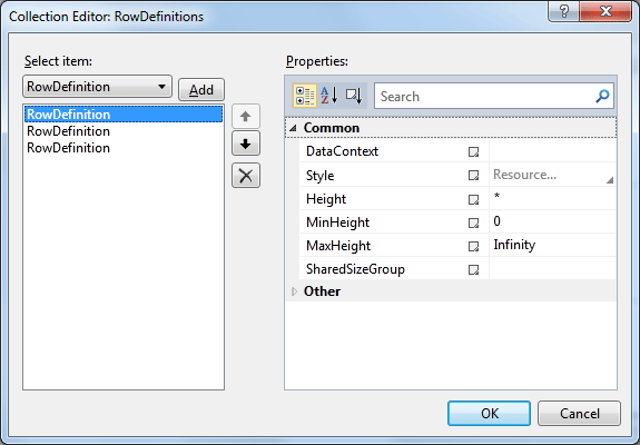 WPF [集合編輯器] 對話方塊