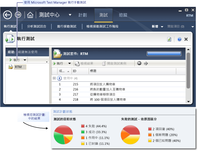 執行手動測試