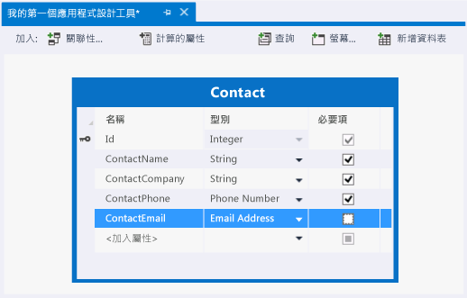 LightSwitch 資料設計工具