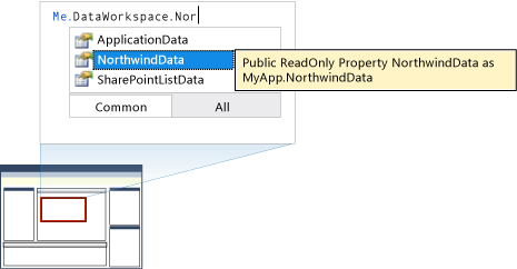 DataWorkspace 物件的資料來源屬性