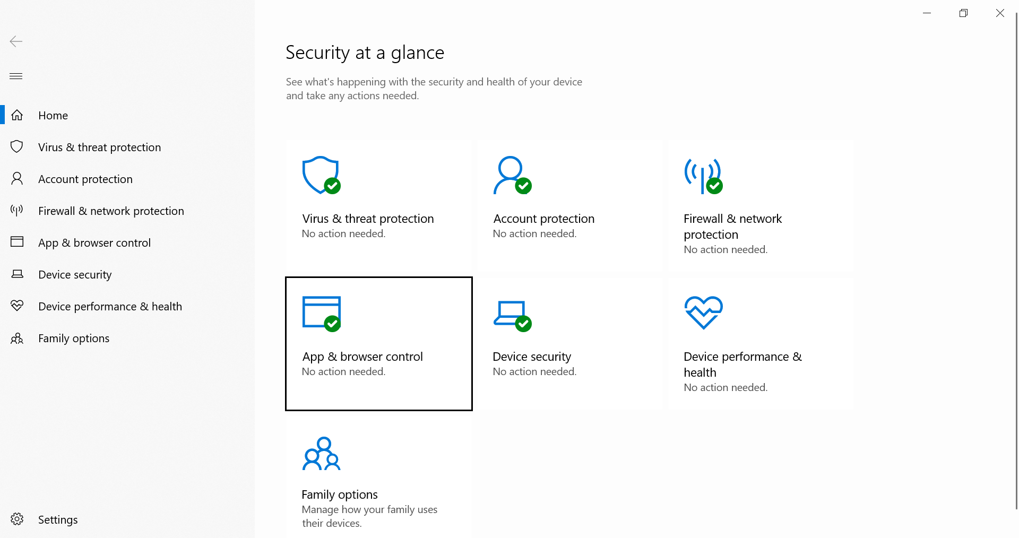 Security at a glance.