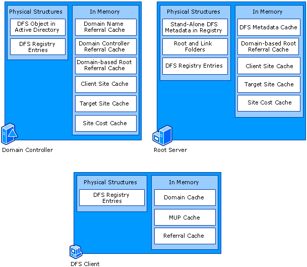 DFS Physical Structures and Caches