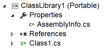 PCL 設定檔定義的 NET Framework