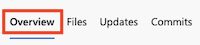 顯示 [概觀] 索引標籤的 Azure DevOps 螢幕擷取畫面。