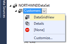 將資料來源繫結至 DataGridView