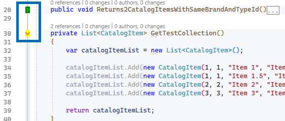 在 Visual Studio 編輯器自訂的展開和摺疊文字指標