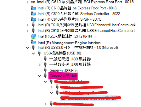 封鎖根目錄中的巢狀裝置。