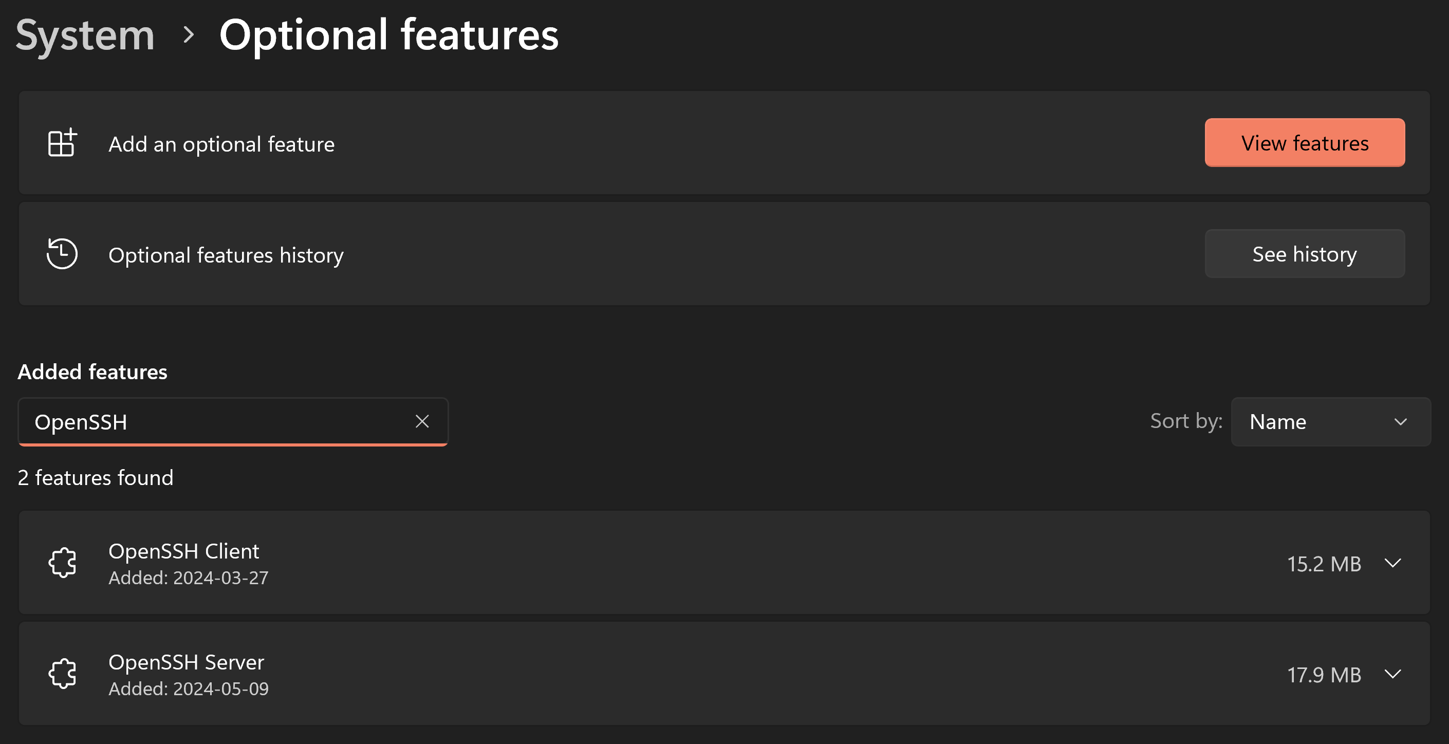 ssh_optionalfeature